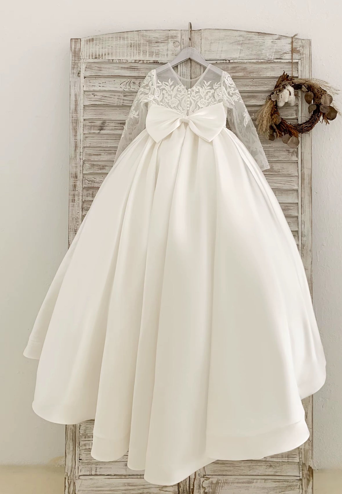 The Antoinette Dress - Holy Communion / Flower Girl Dress - Handmade - 6 weeks delivery. WHITE OR IVORY