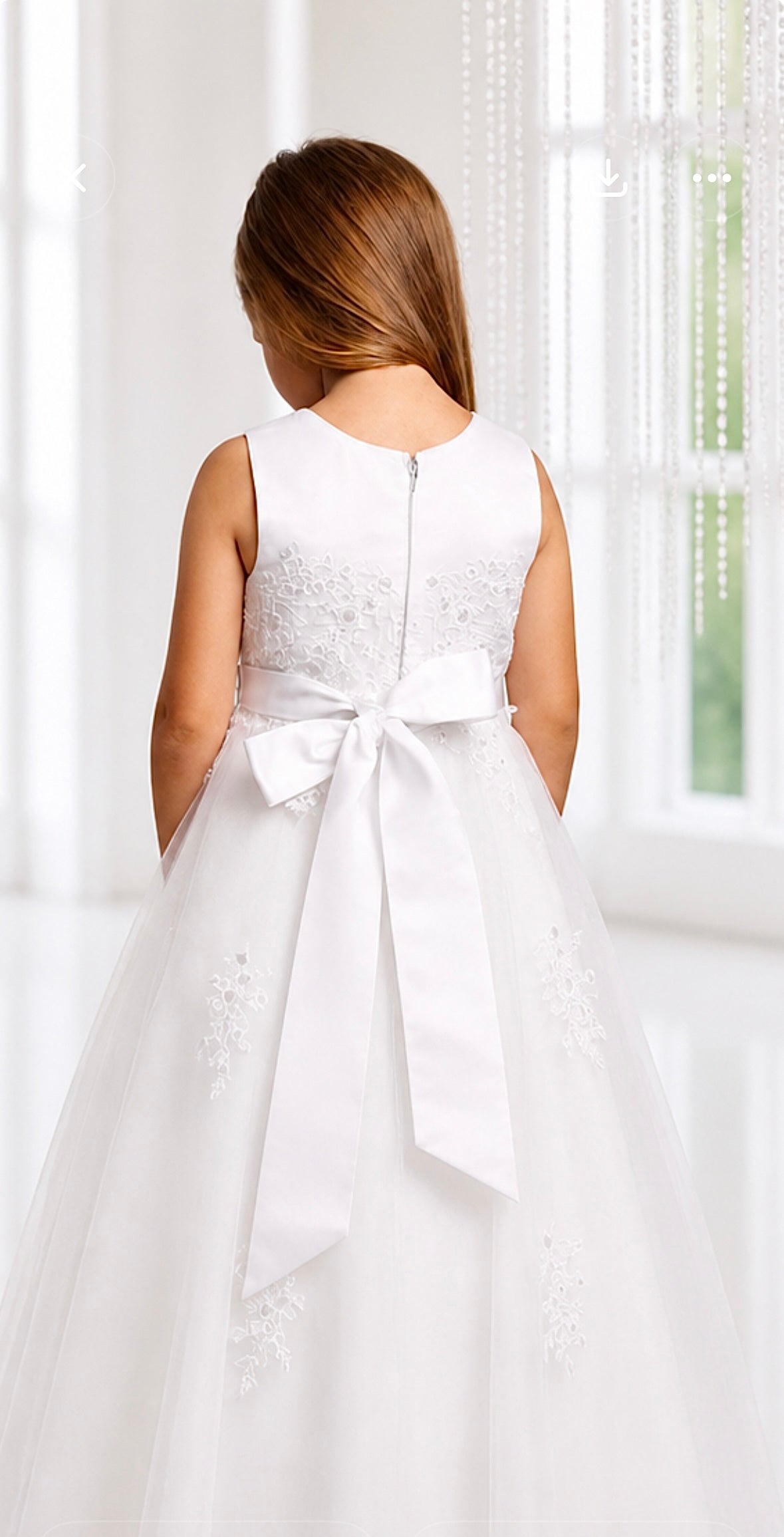 Baillee - Holy Communion/ Flower Girl Lace Dress & Bolero