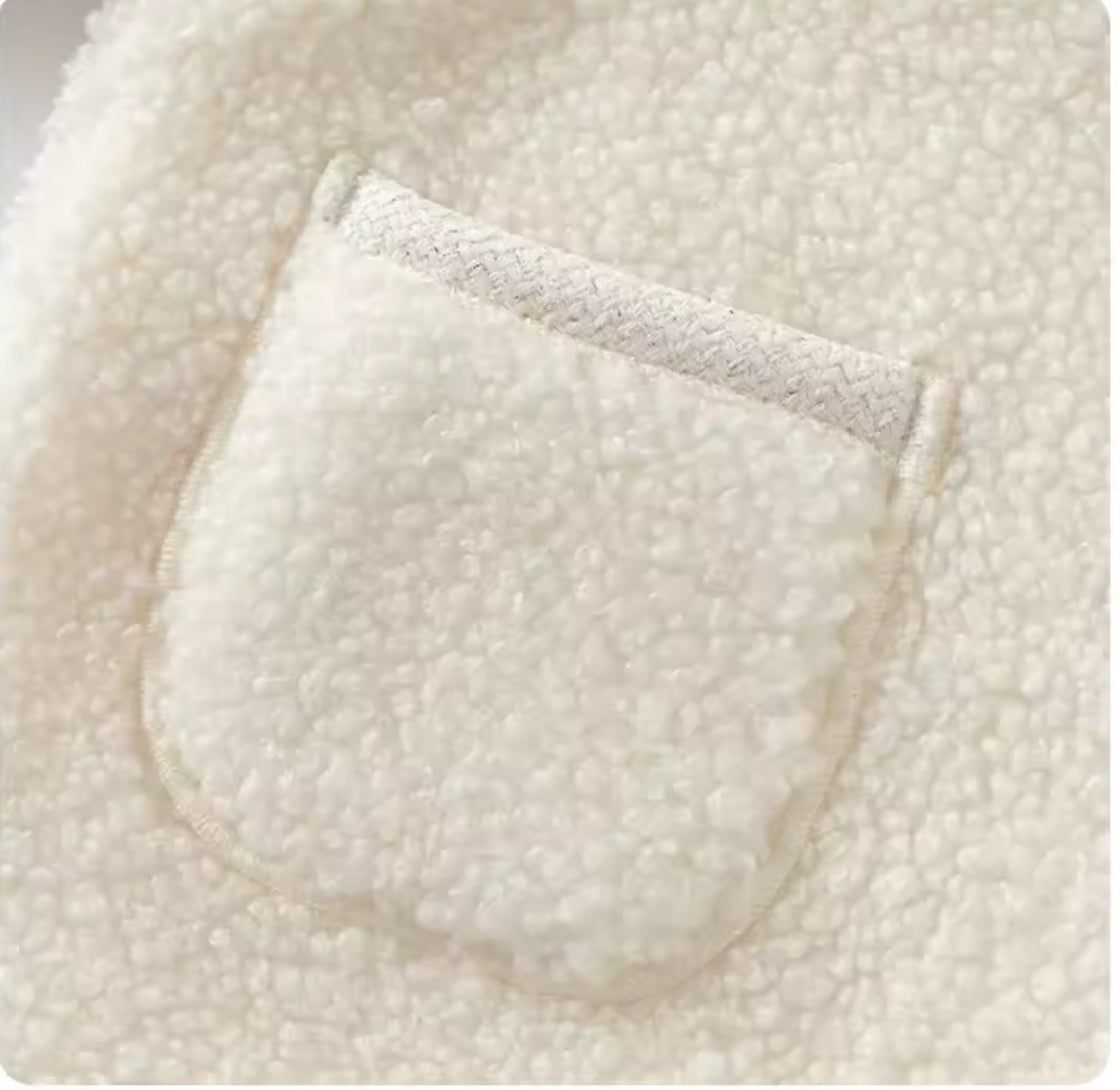 Girls Fleece Embroidered Jacket