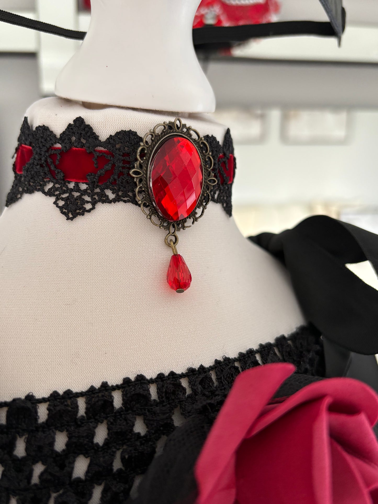 Girls Halloween Black Wicked Prom Girl Dress & Accessories Purple