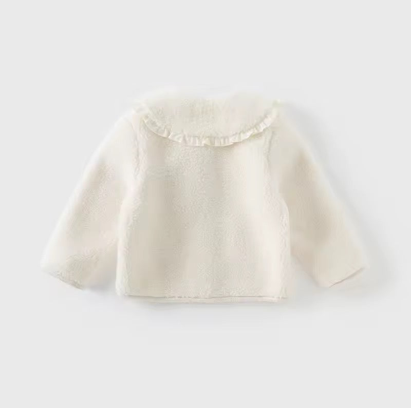 Girls Fleece Embroidered Jacket