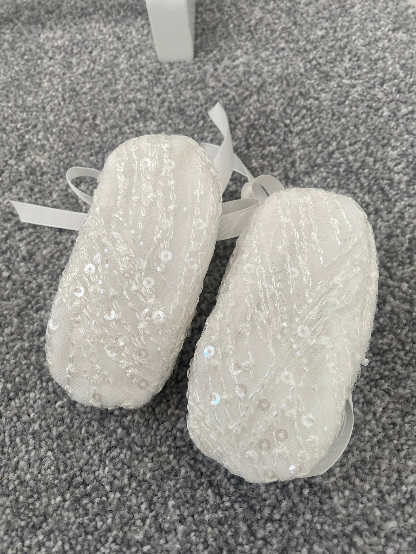 Annalise - Baby Bonnet - Sequin - Matching Dress & Shoes Available