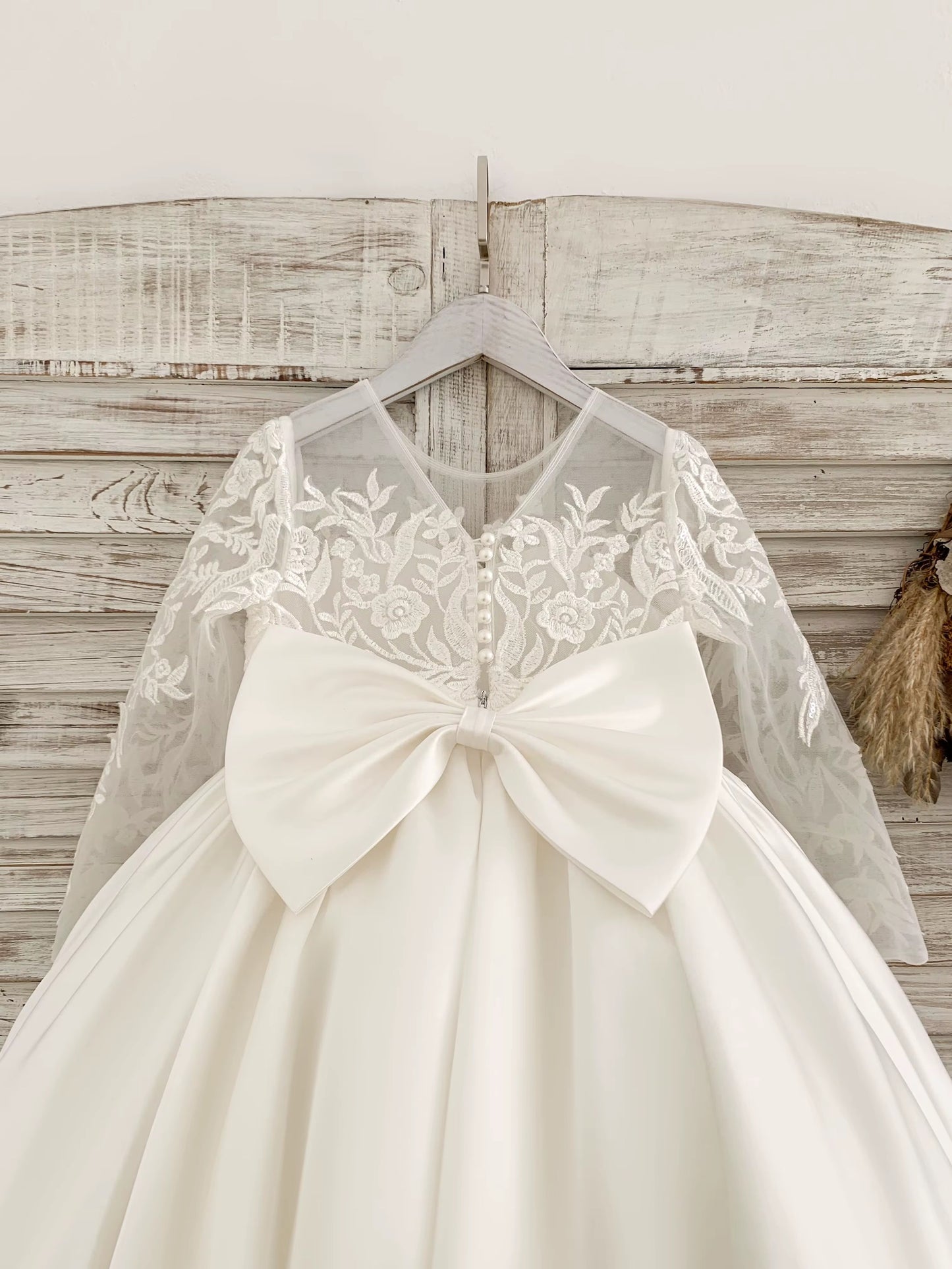 The Antoinette Dress - Holy Communion / Flower Girl Dress - Handmade - 6 weeks delivery. WHITE OR IVORY