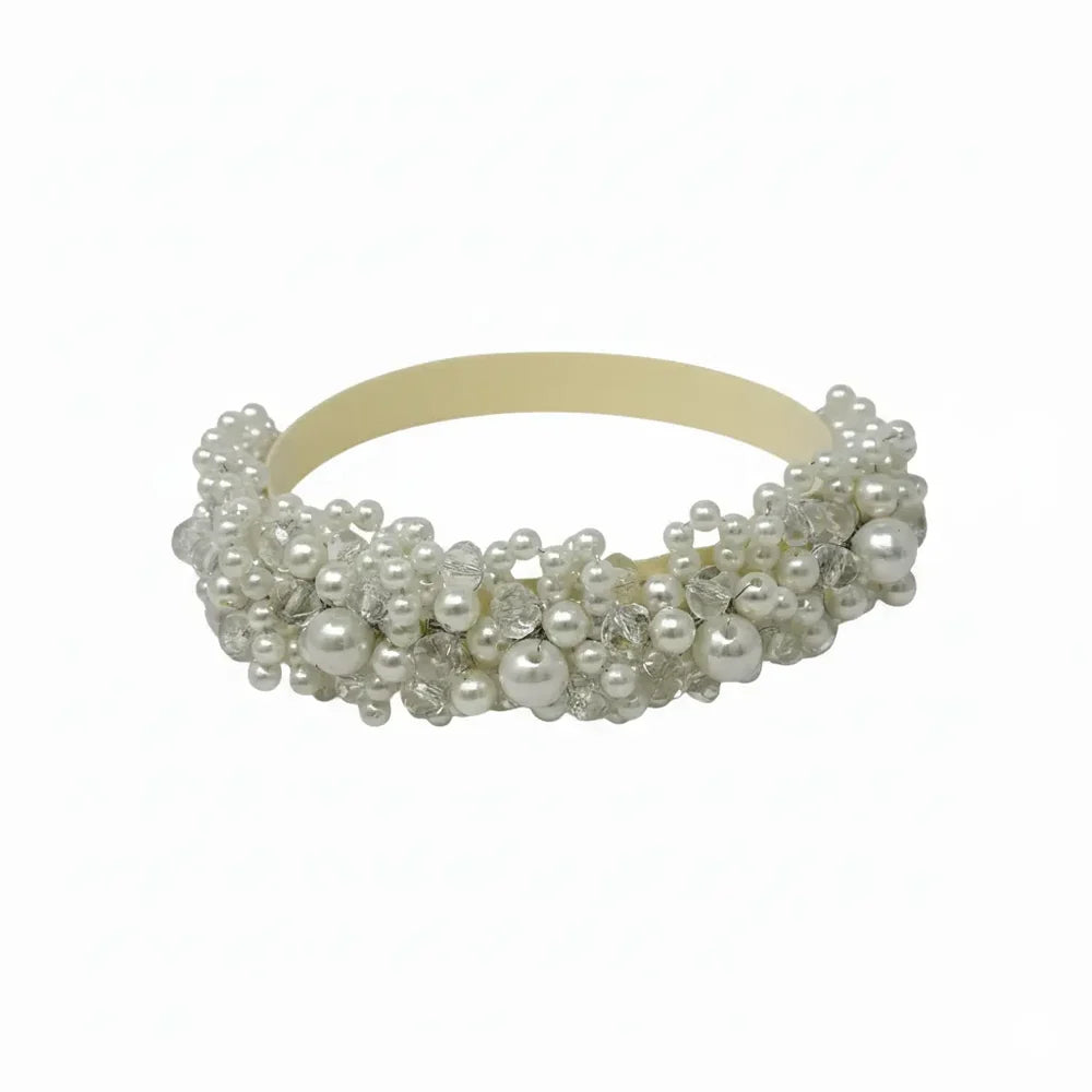 Pearl & Crystal Statement Headband