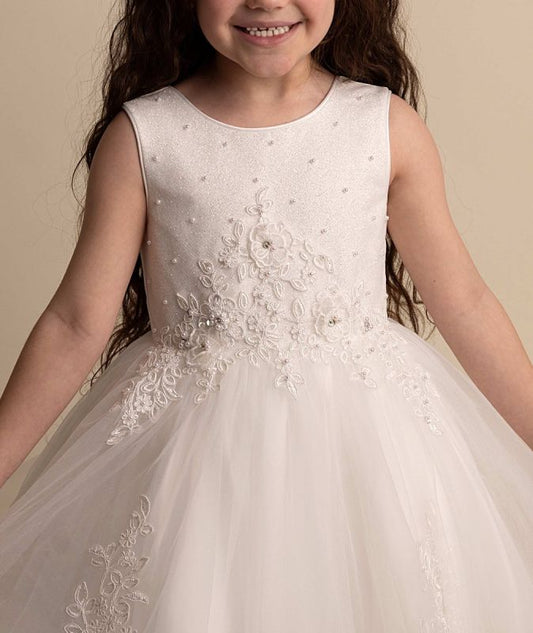 Ivory Flower Girl Dress