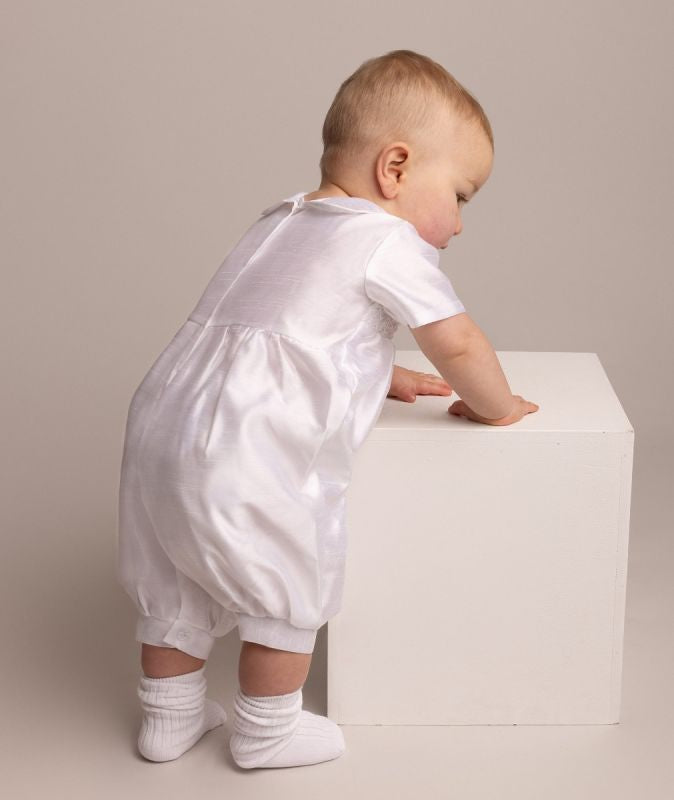 Baby Boys Christening Romper Outfit