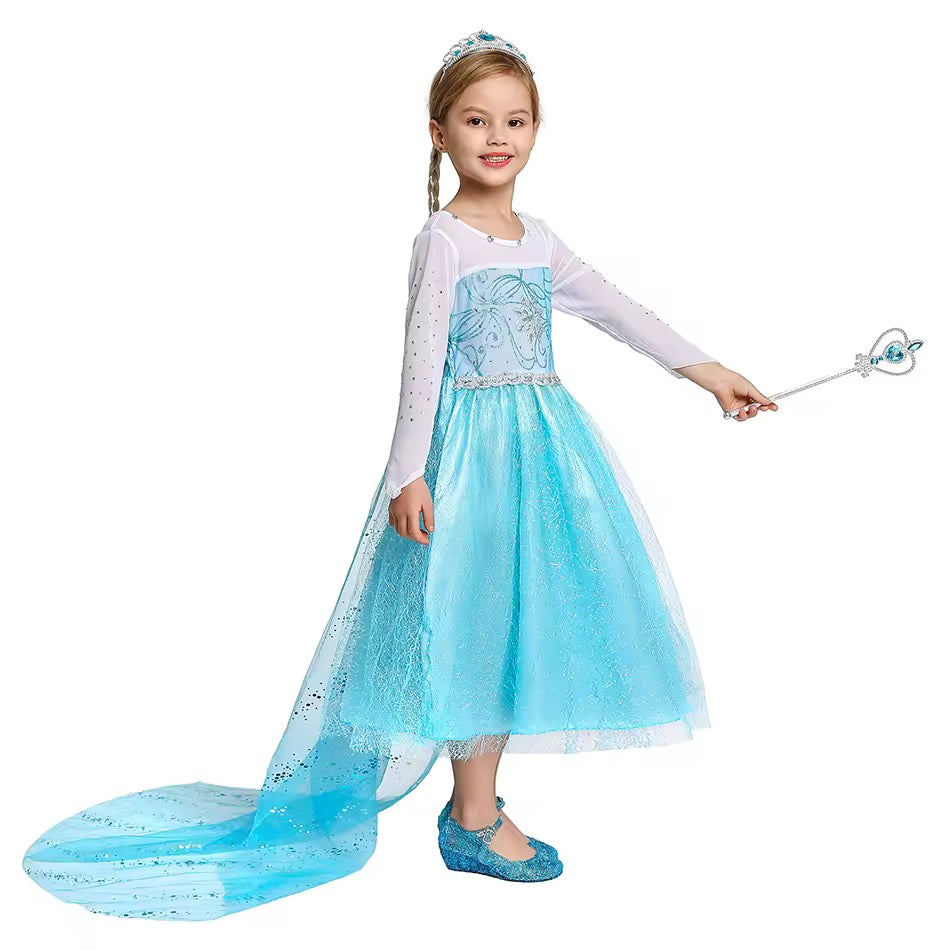 Elsa Frozen Costume & Accessories - Snow Queen
