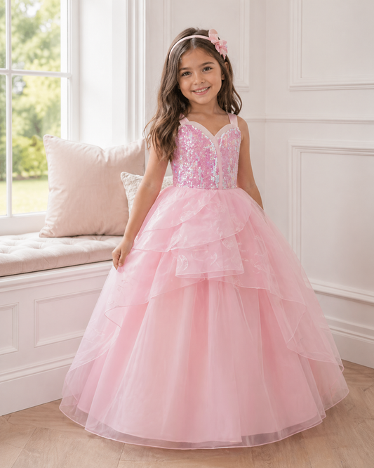 Glinda Wicked Pink Costume incl Underskirt (Copy)