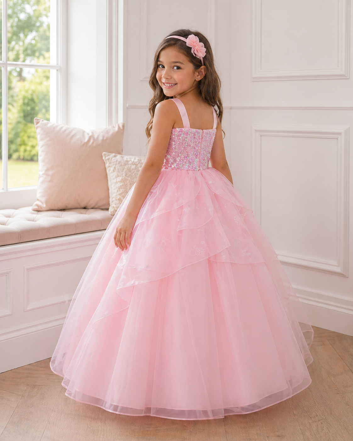 Glinda Wicked Pink Costume incl Underskirt (Copy)