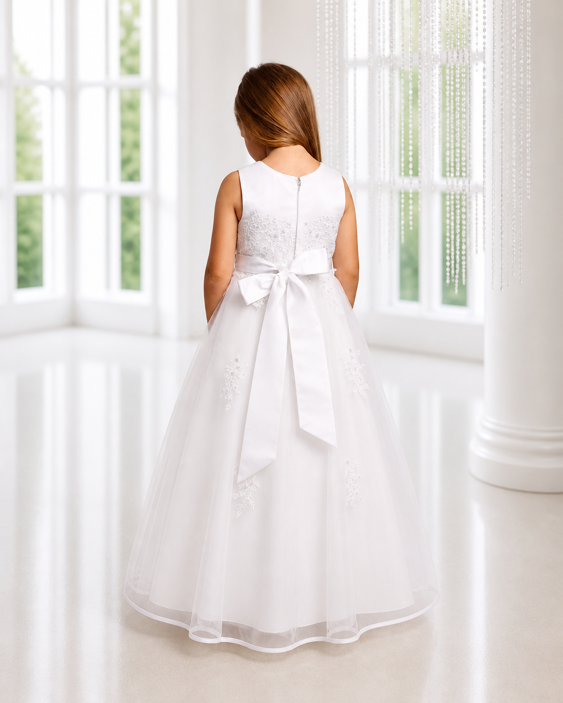 Baillee - Holy Communion/ Flower Girl Lace Dress & Bolero